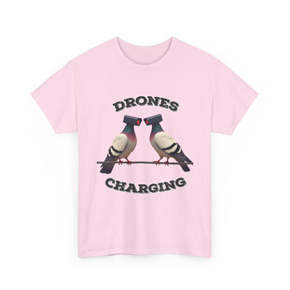 Drohnen laden Shirt - Lustiges Taubenkamera-Meme-T-Shirt