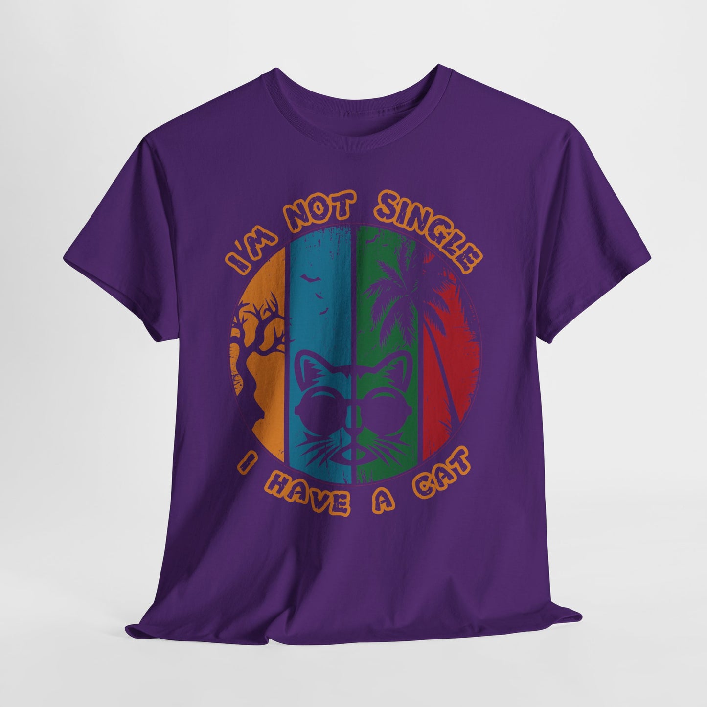 I’m Not Single I Have a Cat Shirt - Retro Funny Cat Tee