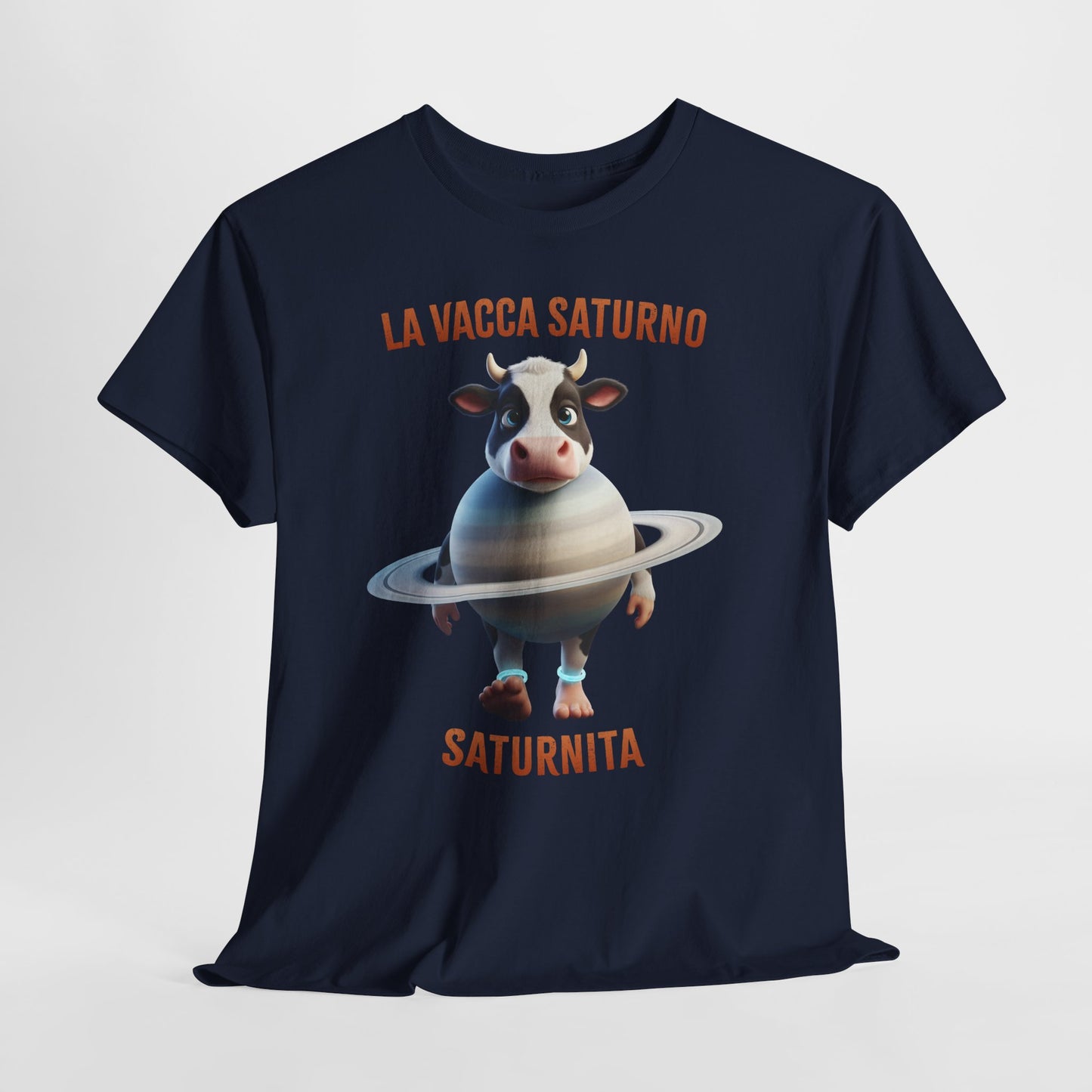 La Vacca Saturno Shirt – Cute Saturn Cow Funny Space Meme Tee