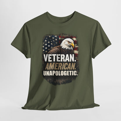 American Bold Veteran T-Shirt - Patriotic Military USA Pride Tee