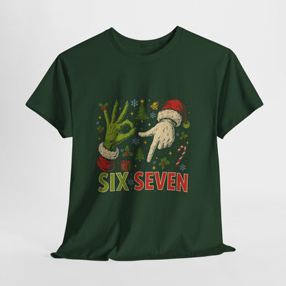 67 Weihnachts-Meme-Shirt – T-Shirt mit frechem Weihnachts-Handzeichen