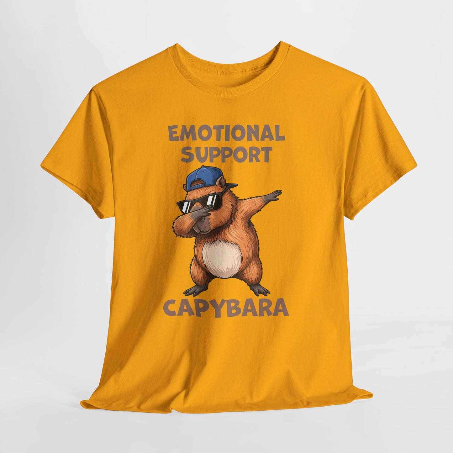 Emotional Support Capybara Shirt – Funny Dabbing Meme Animal Tee