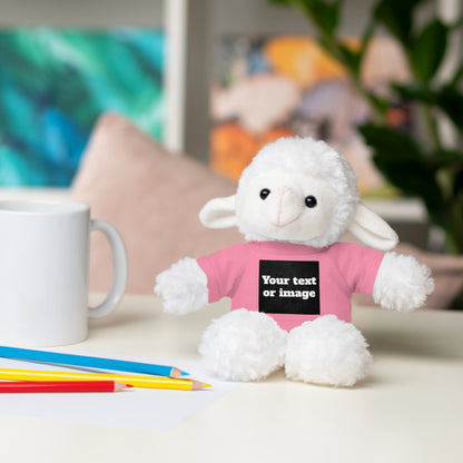 Personalisiertes Plüschtier mit individuellem T-Shirt – Einzigartiges Geschenk mit Namen oder Foto