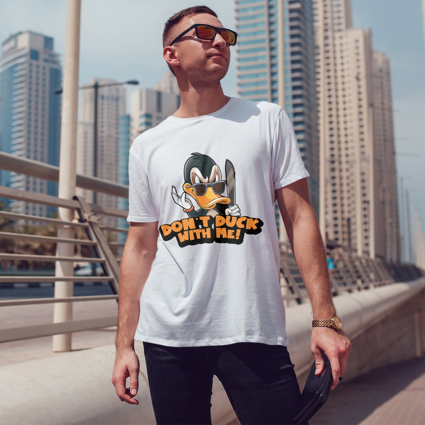 Don't Duck With Me T-Shirt - Funny Duck Pun Tee