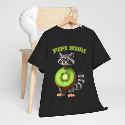 Pipi Kiwi Shirt – Funny Raccoon Fruit Mashup Tee