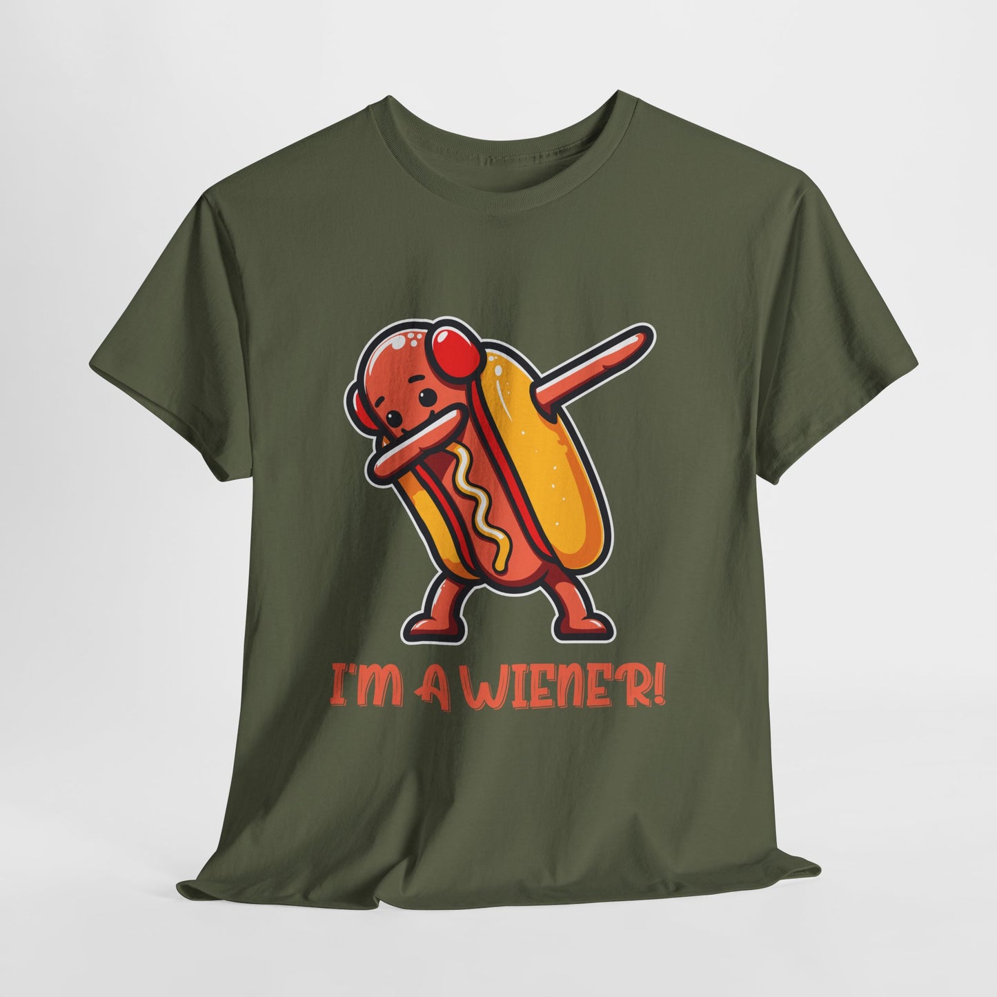 I'm a Wiener Hot Dog T-Shirt - Funny BBQ Pun Kawaii Tee