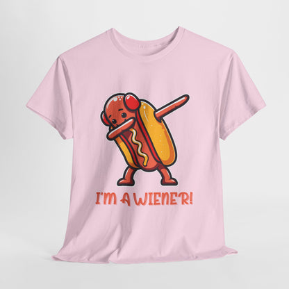 I'm a Wiener Hot Dog T-Shirt - Funny BBQ Pun Kawaii Tee