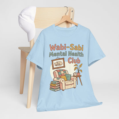Wabi-Sabi Mental Health Club Shirt – Cozy Self-Care Aesthetic Tee