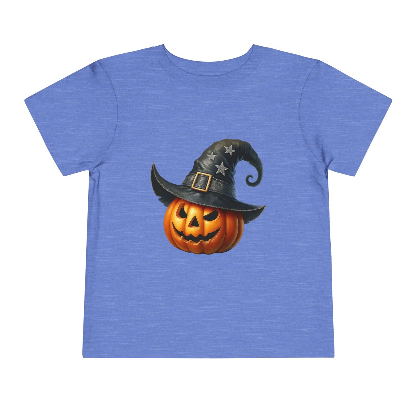 Witch Hat Pumpkin Kids T-Shirt - Smiling Jack O' Lantern Toddler Tee