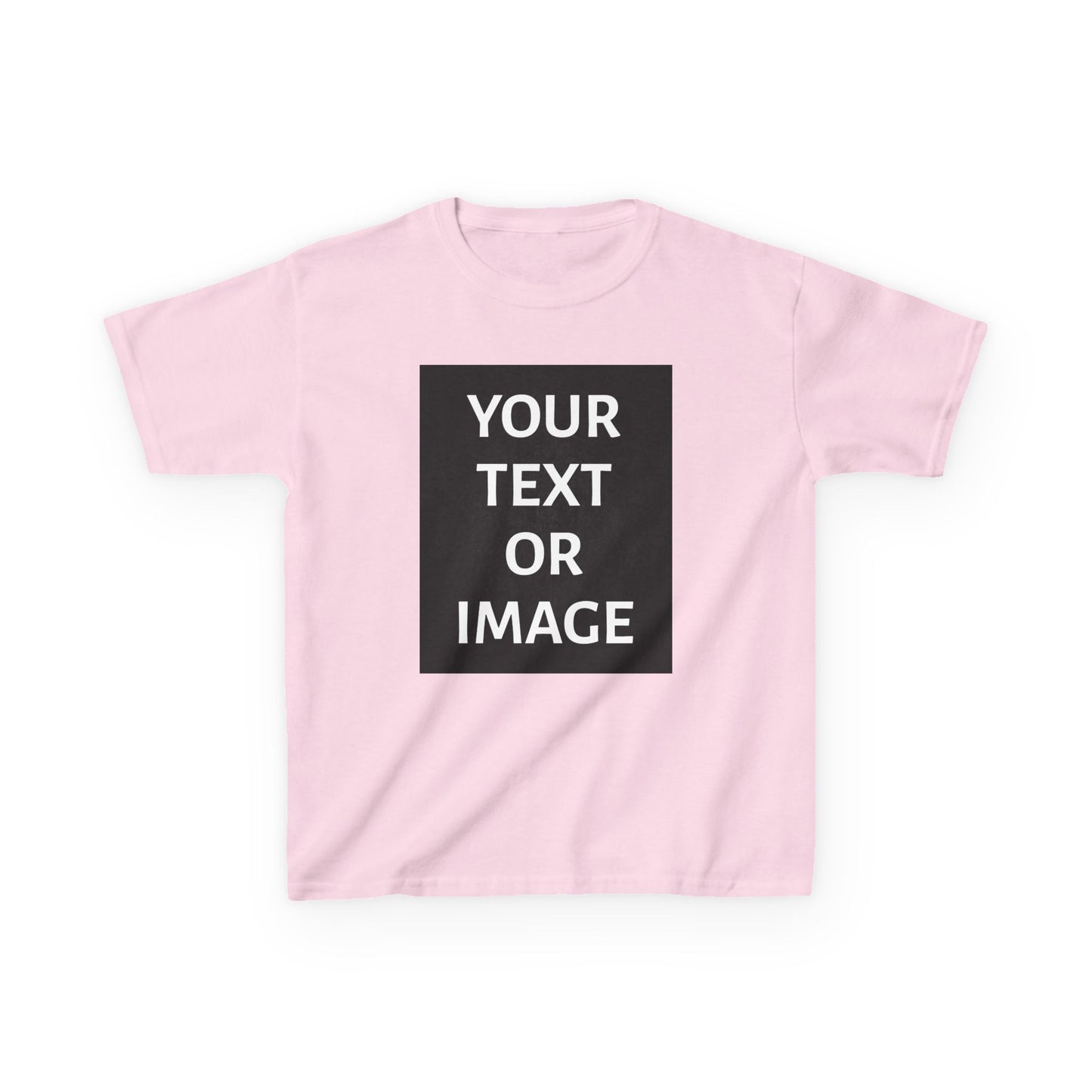 Kids Customizable Tee - Personalized Your Text or Image Shirt