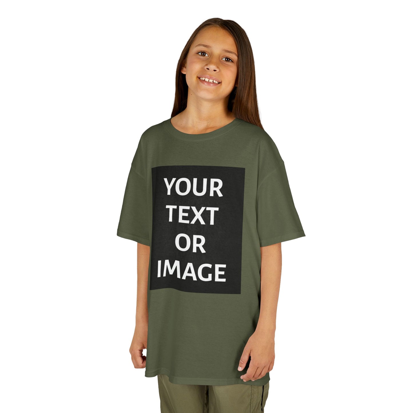 Kids Customizable Tee - Personalized Your Text or Image Shirt