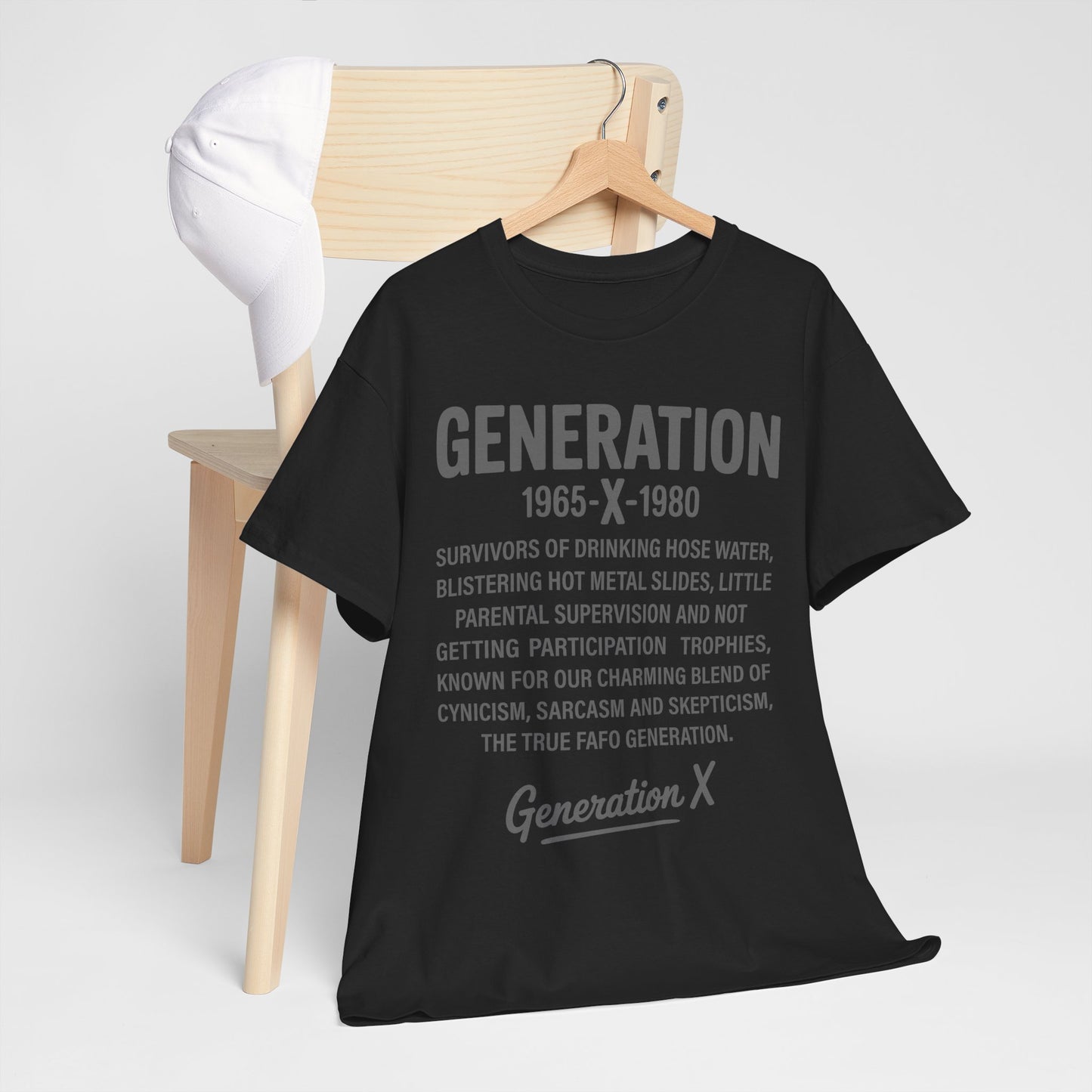 Generation X T-Shirt - 1965-1980 Hose Water Survivor