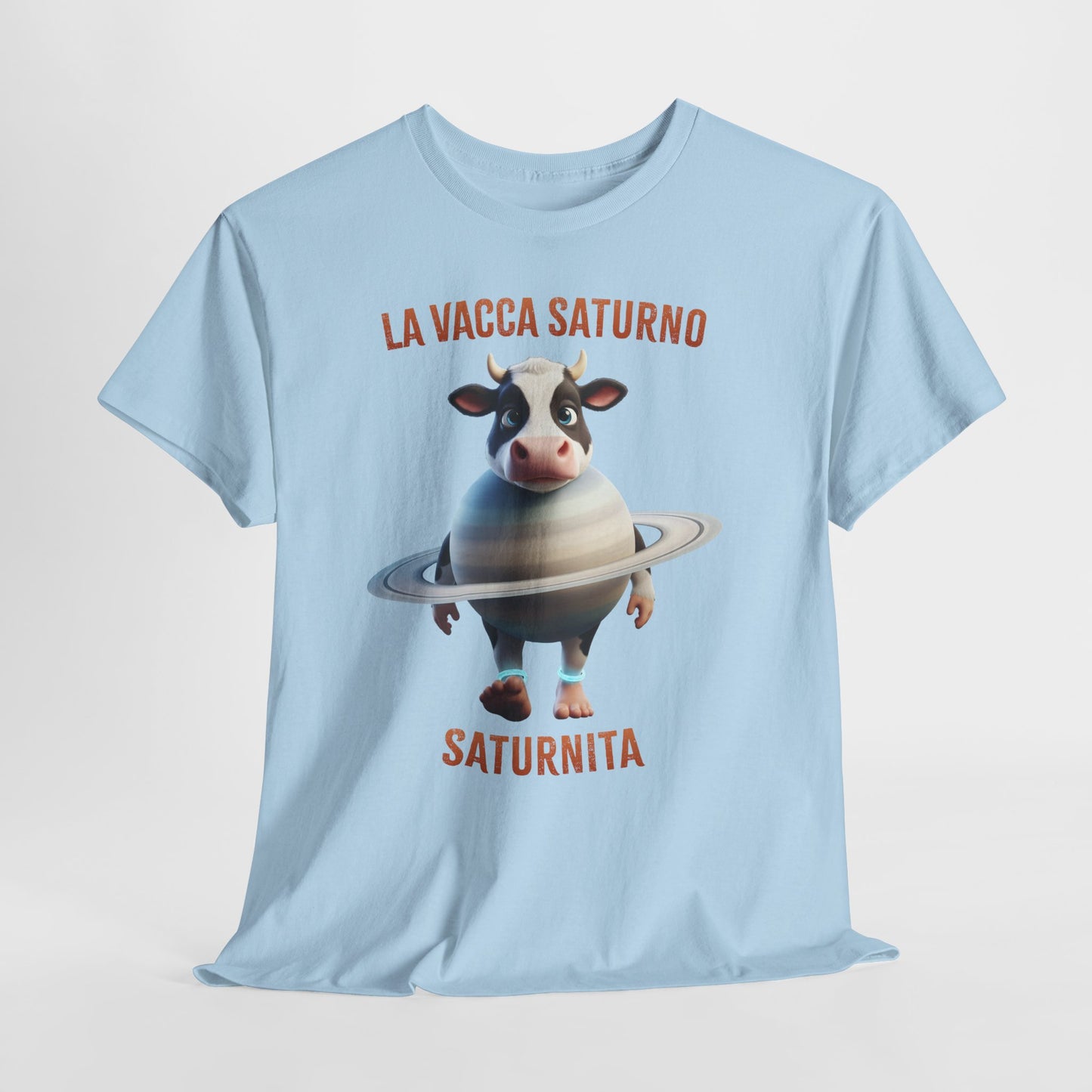 La Vacca Saturno Shirt – Cute Saturn Cow Funny Space Meme Tee