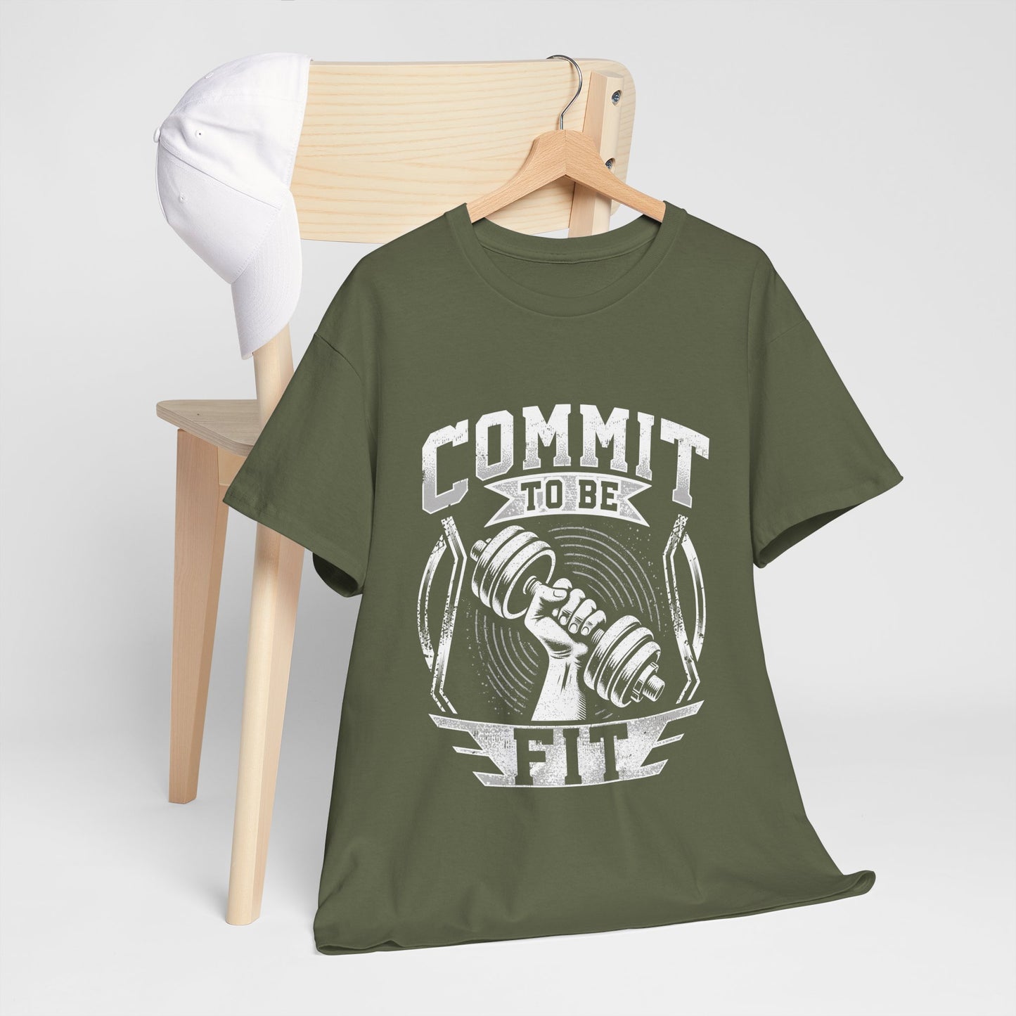 Commit to Be Fit Shirt - Motivational Gym Tee