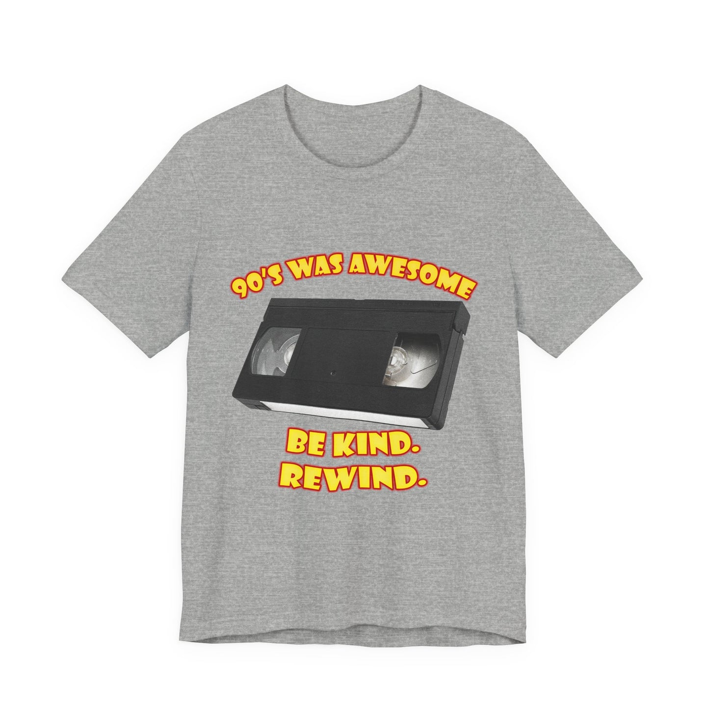 Be Kind Rewind T-Shirt - Retro VHS 90s Tee