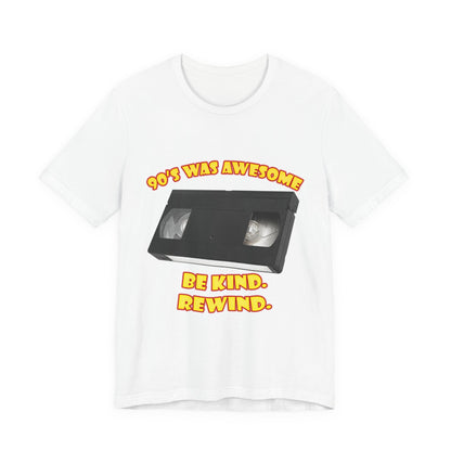 Be Kind Rewind T-Shirt - Retro VHS 90s Tee