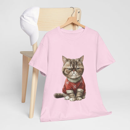 Grumpy Christmas Cat T-Shirt