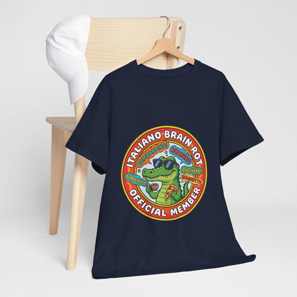 Italiano Brain Rot Shirt – Bombardino Crocodile Meme Tee, Absurd Humour T-Shirt