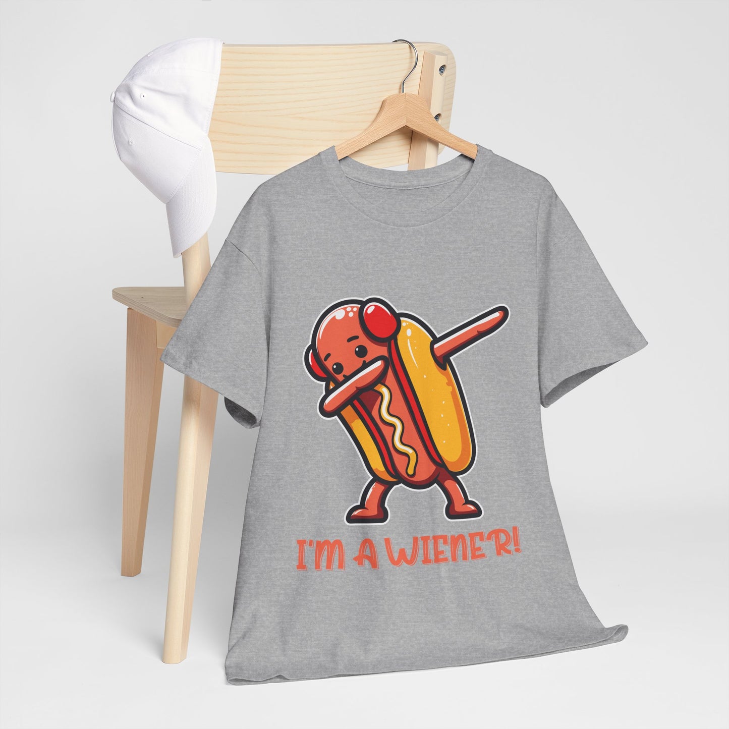 I'm a Wiener Hot Dog T-Shirt - Funny BBQ Pun Kawaii Tee