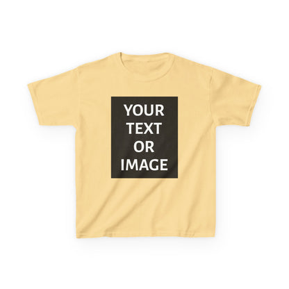 Kids Customizable Tee - Personalized Your Text or Image Shirt