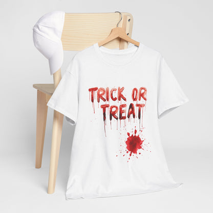 Trick or Treat Blood T-Shirt - Dripping Horror Halloween Tee