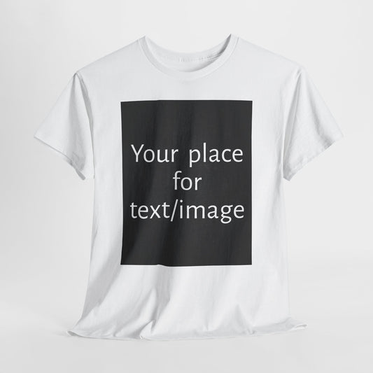 Make It Yours - Custom Front & Back T-Shirt | Personalized Tee for Photos, Text or Logos - Your Art, Your Tee