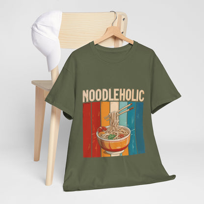 Noodleholic Shirt - Retro Ramen Bowl Tee