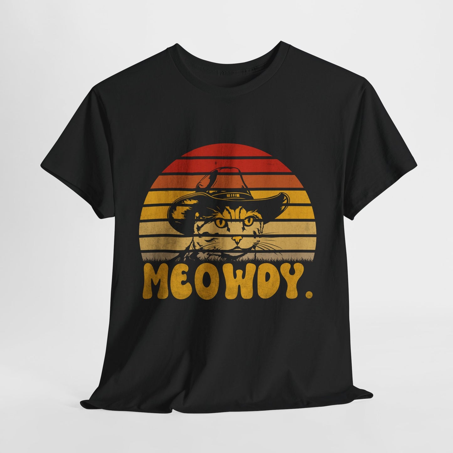 Meowdy T-Shirt - Funny Cowboy Cat Western Tee