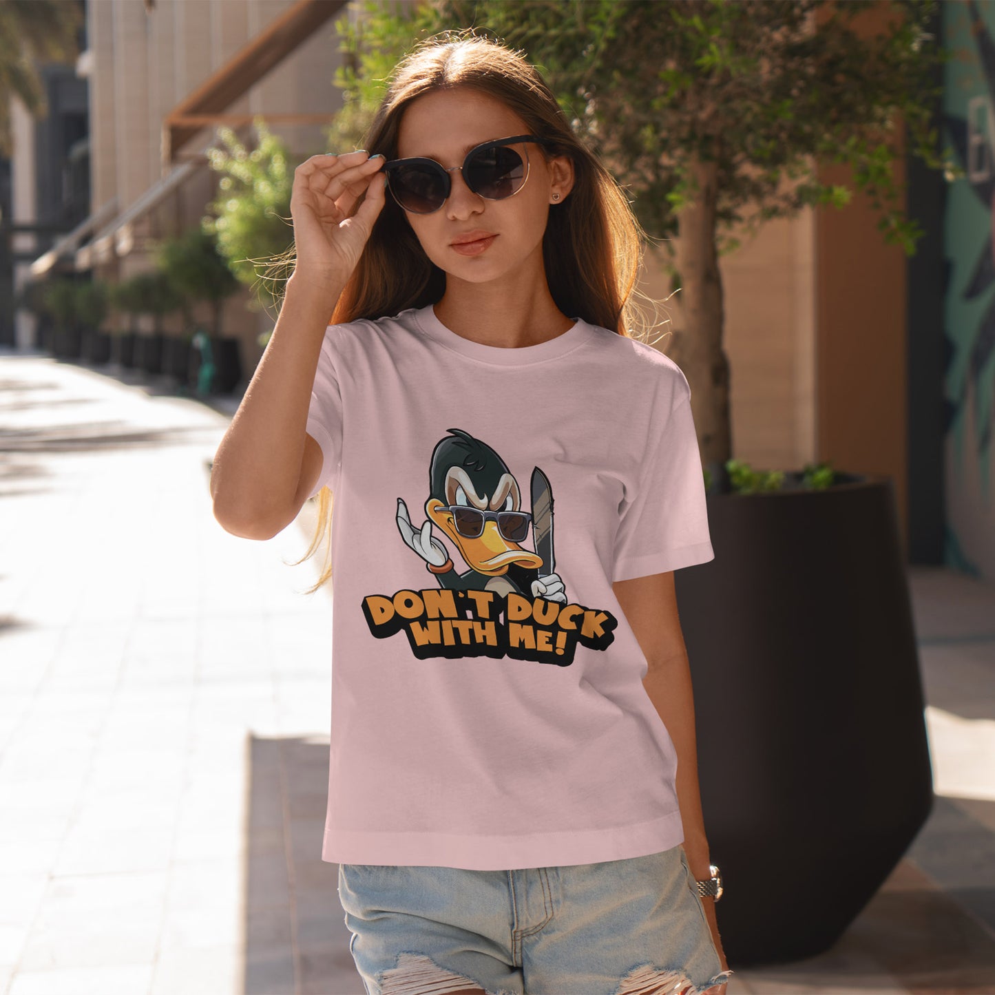 Don't Duck With Me T-Shirt - Funny Duck Pun Tee