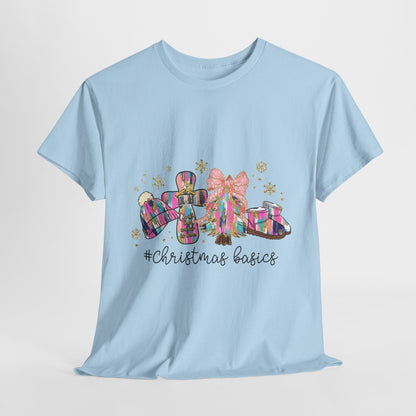 Christ the Savior Is Born T-Shirt - Pastel Nativity Cross Christmas Tee