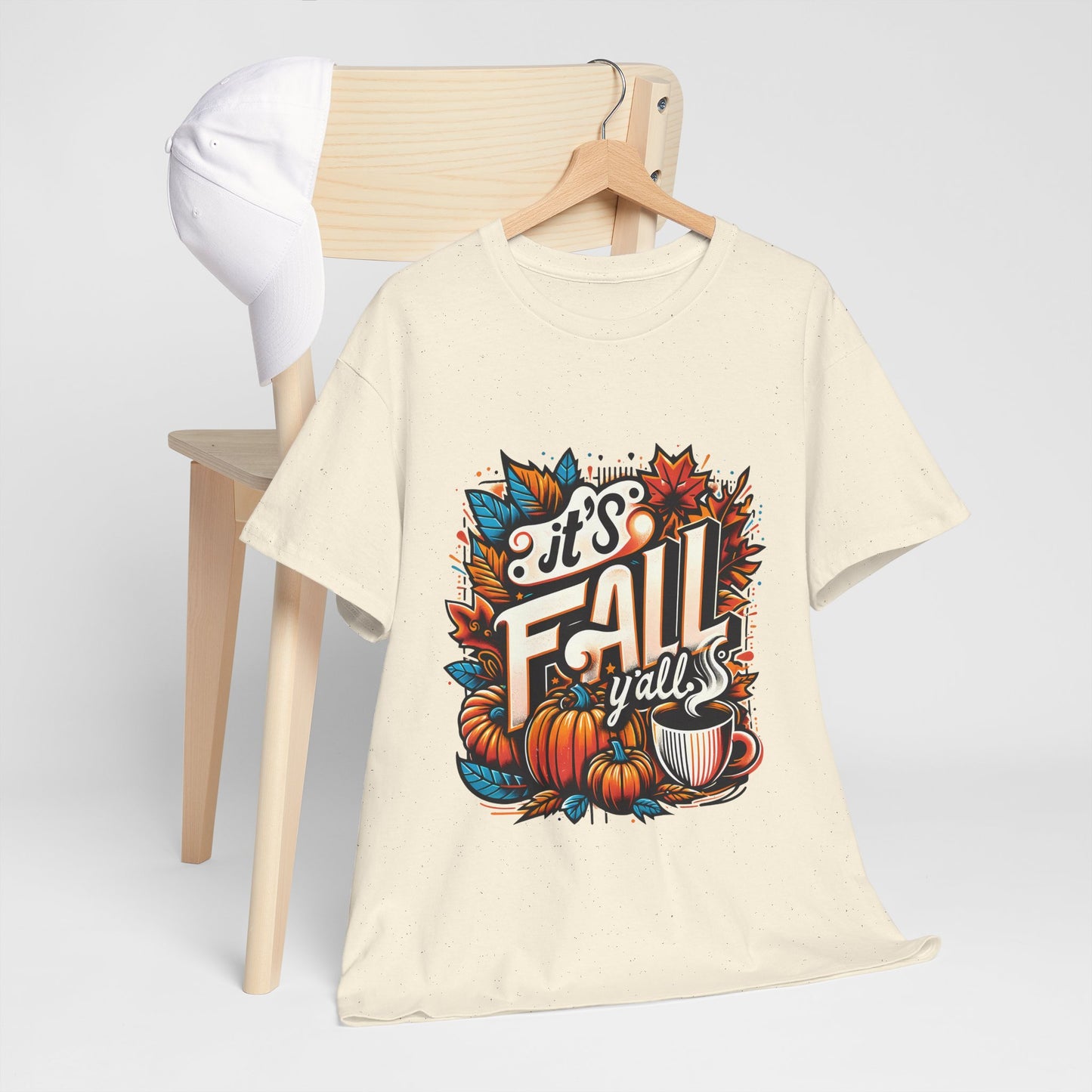 It’s Fall Y’all T-Shirt - Pumpkin Spice Autumn Coffee Lover Tee