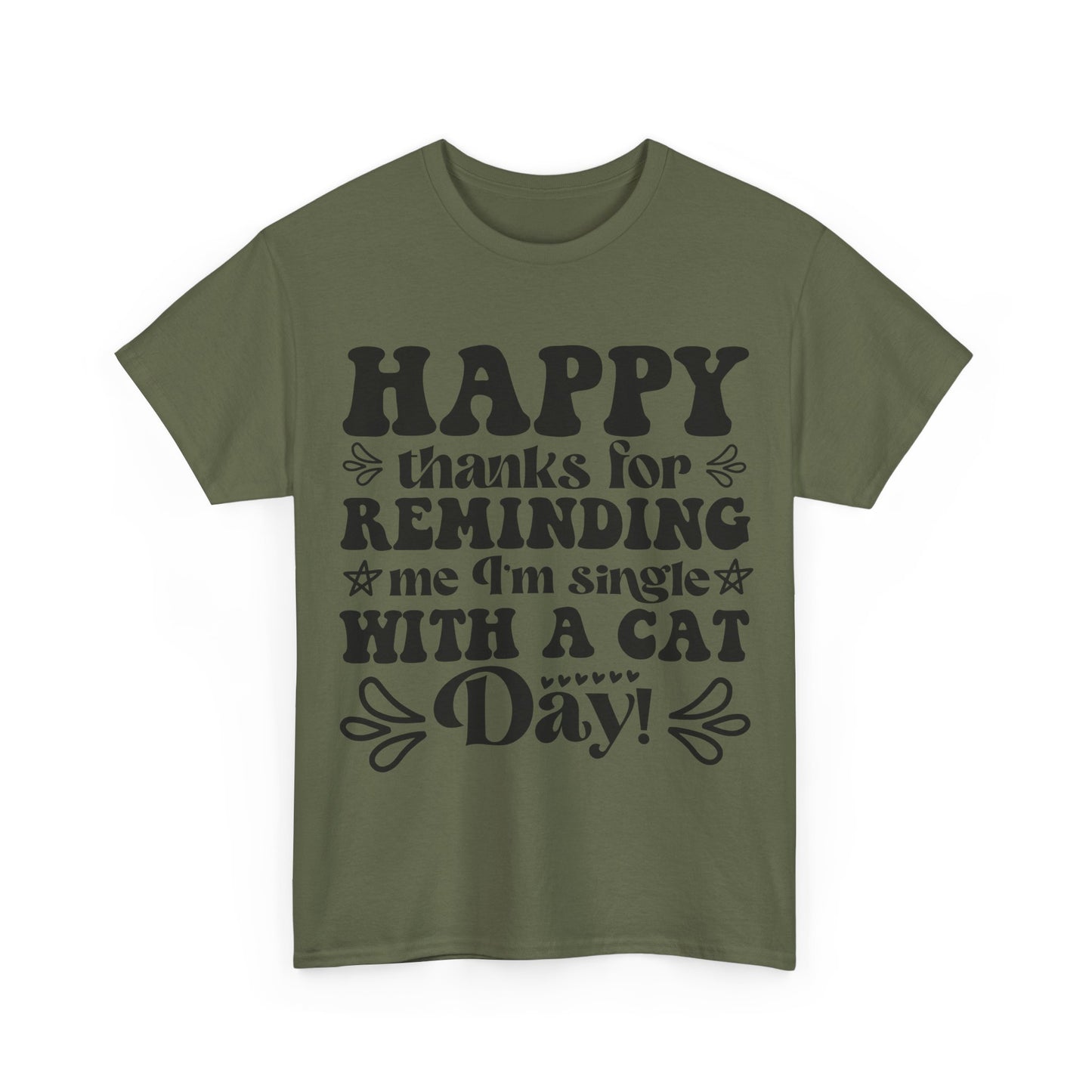 Cattitude Cat T-Shirt - Minimalist Sassy Line Art Tee