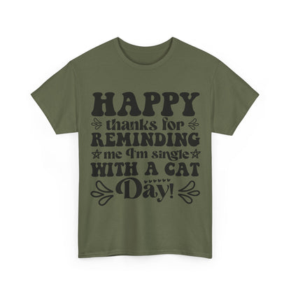 Cattitude Cat T-Shirt - Minimalist Sassy Line Art Tee