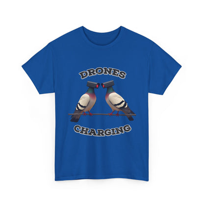 Drohnen laden Shirt - Lustiges Taubenkamera-Meme-T-Shirt
