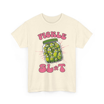 Pickle Lover Funny Shirt - Spicy Pickle Jar Graphic Tee for Women, Sarcastic Adult Humor Gift, Foodie Party T-Shirt
