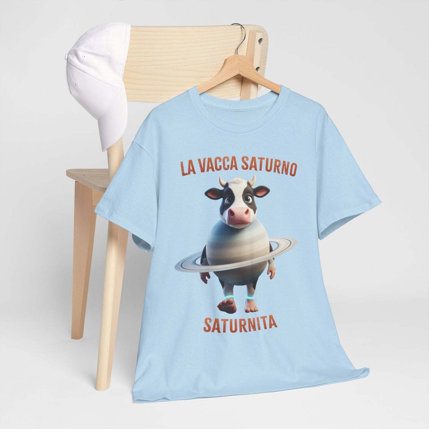 La Vacca Saturno Shirt – Cute Saturn Cow Funny Space Meme Tee