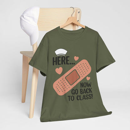 School Nurse Shirt - Bandage & Hearts Appreciation Tee