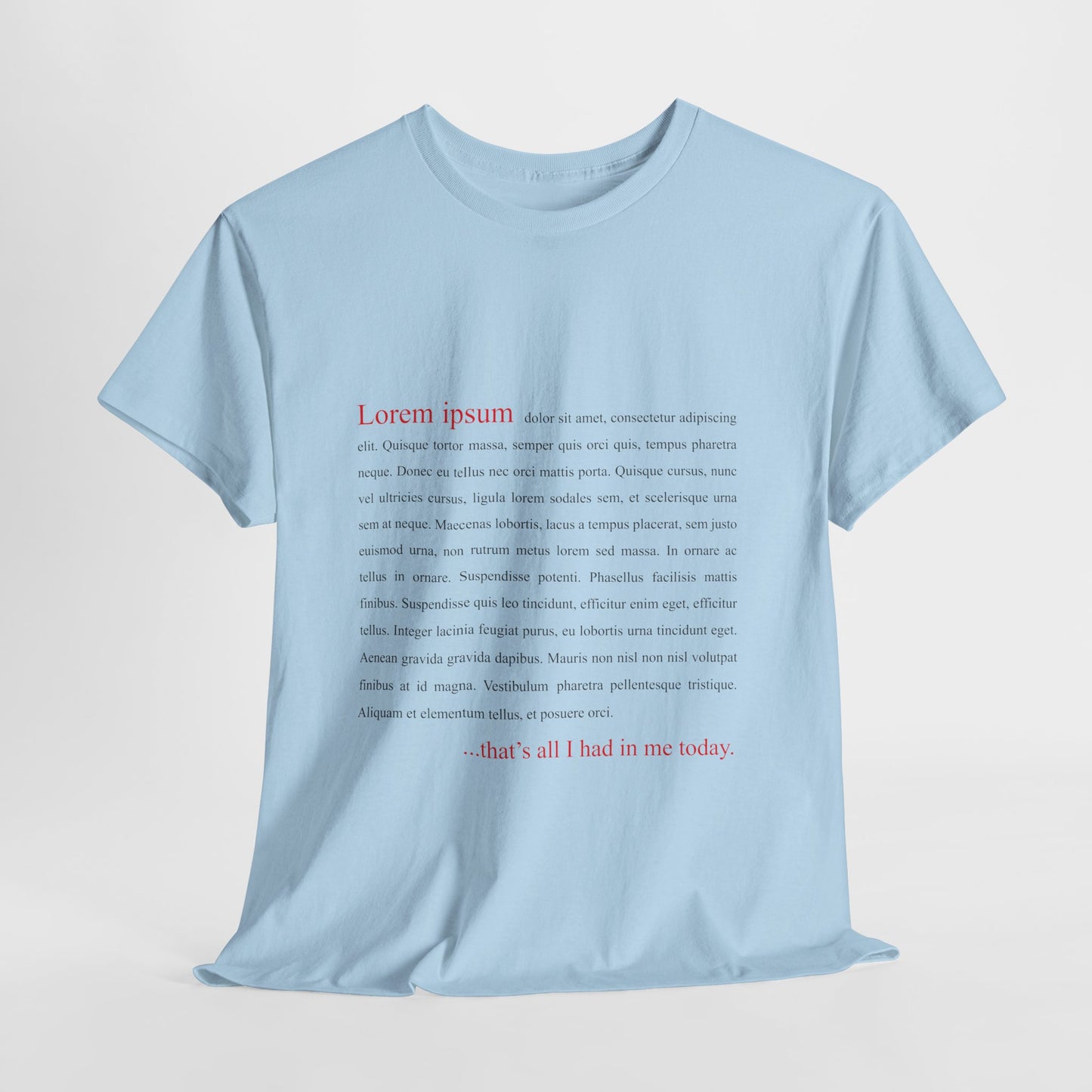 Lorem Ipsum Shirt - Funny Designer & Programmer Tee