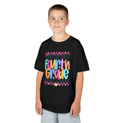 Watch Out Fourth Grade Shirt - Funny Kids Back to School Tee, Heavy Cotton 4th Grade Shirt, First Day of School Outfit