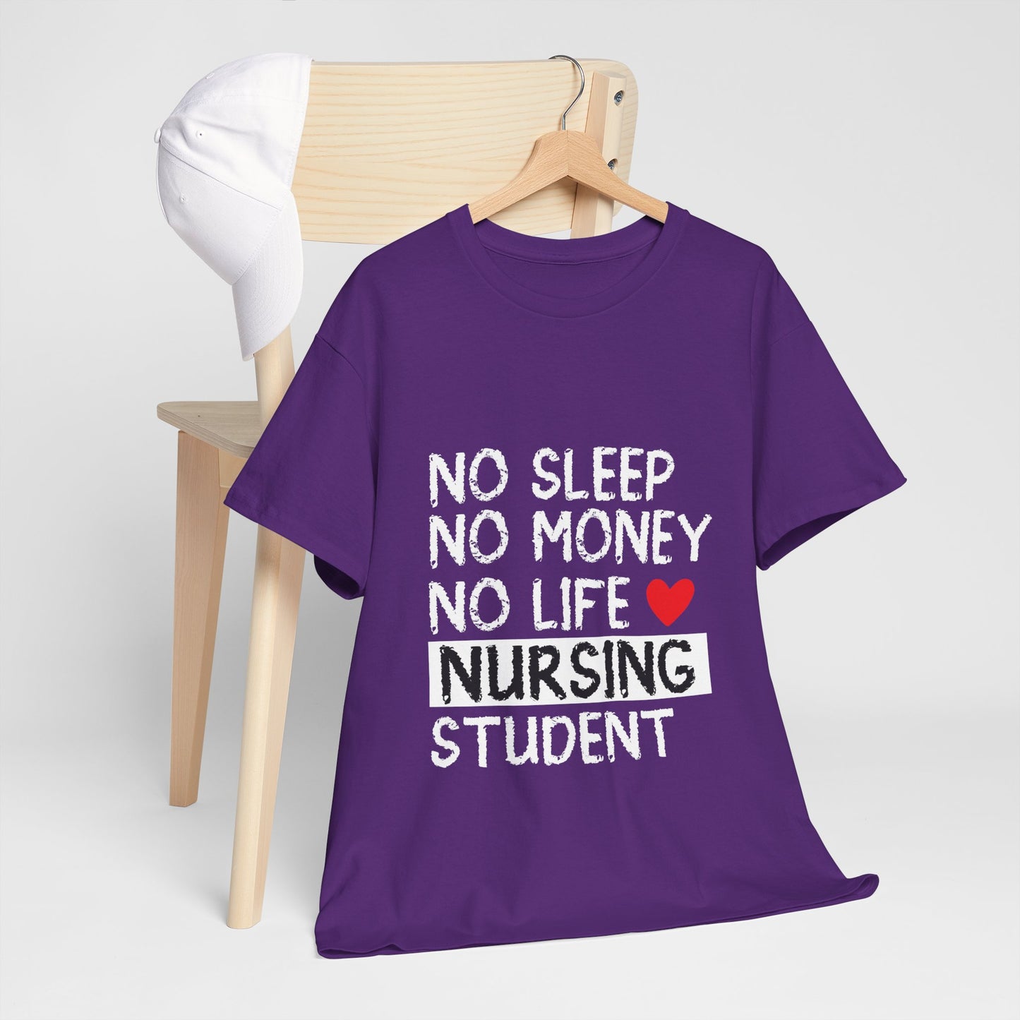 Nursing Student Shirt - No Sleep No Money No Life Tee