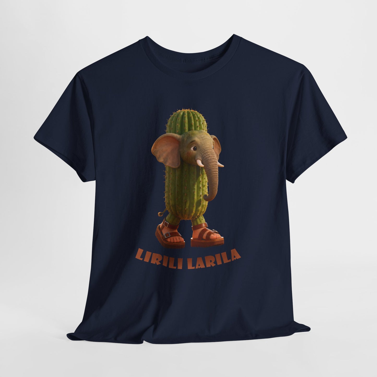 Lirili Larila Shirt – Funny Elephant Cactus Hybrid Tee