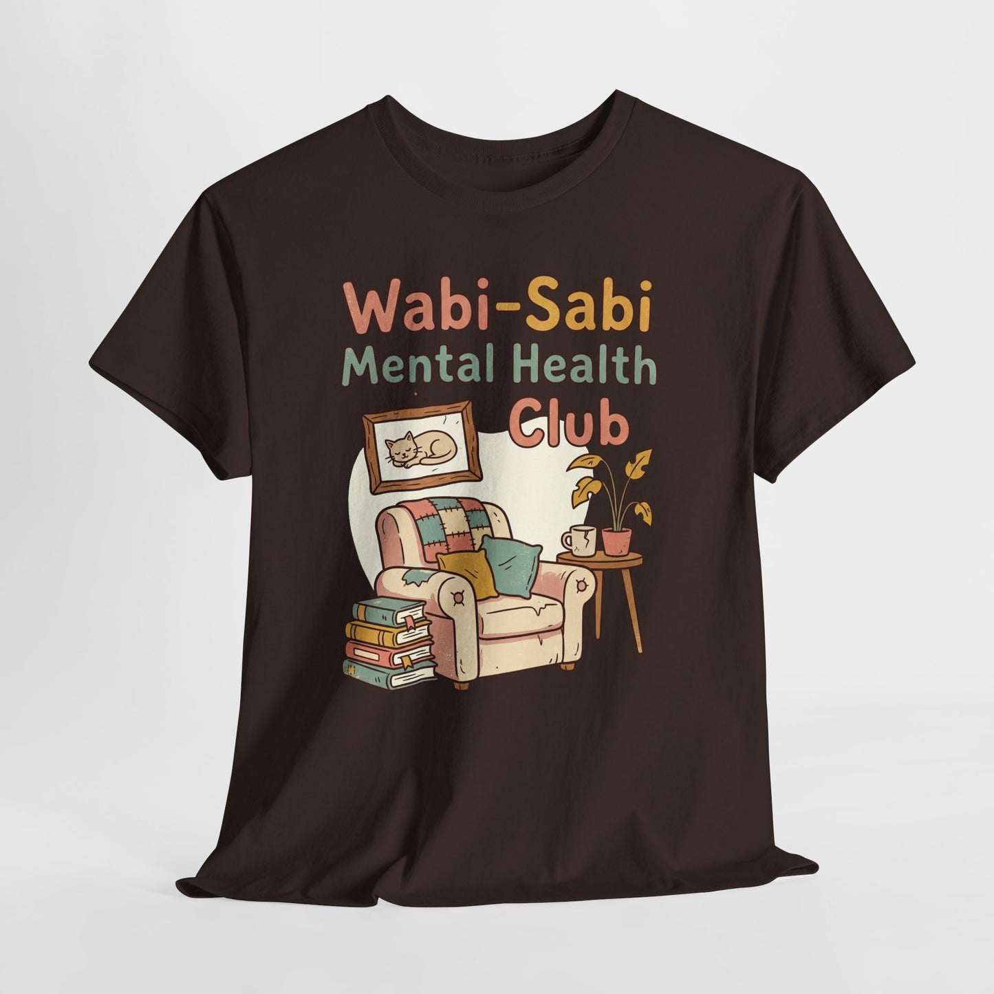 Wabi-Sabi Mental Health Club Shirt – Cozy Self-Care Aesthetic Tee