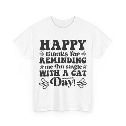 Cattitude Cat T-Shirt - Minimalist Sassy Line Art Tee