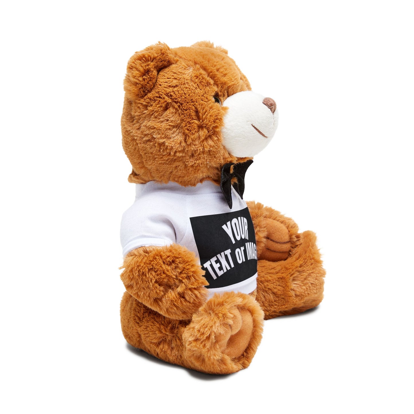 Personalized Teddy Bear with Custom T-Shirt - Romantic Valentine Gift and Anniversary Keepsake