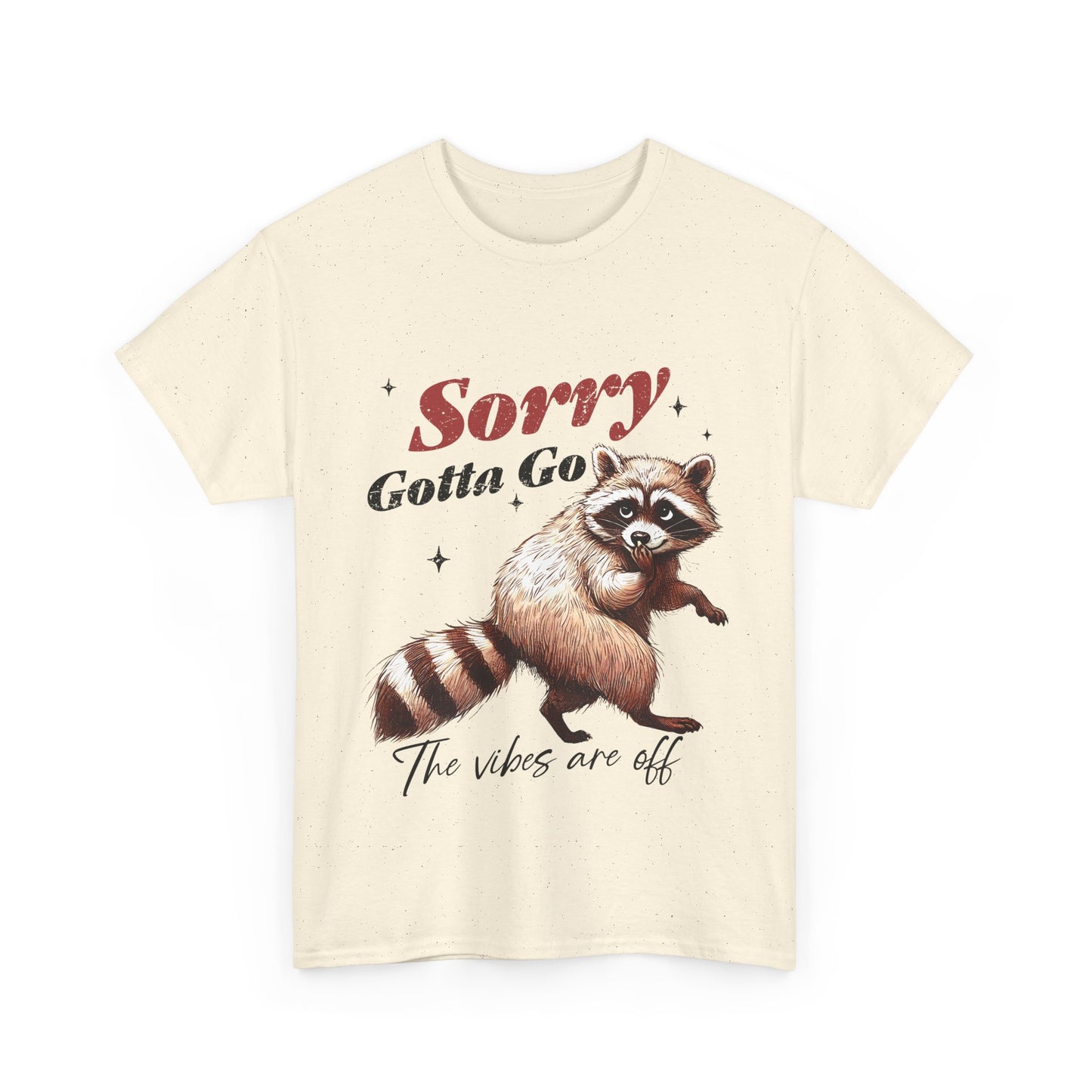 Sorry Raccoon T-Shirt - Cute Awkward Apology Tee
