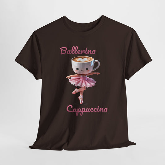 Ballerina Cappuccina Shirt – Süßes Kaffee-Ballett-Kawaii-T-Shirt