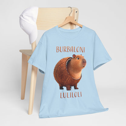 Burbaloni Luliloli Shirt – Cute Capybara in Coconut Funny Animal Tee