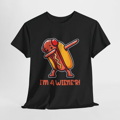 I'm a Wiener Hot Dog T-Shirt - Funny BBQ Pun Kawaii Tee