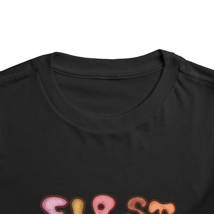 First Grade Bubble Letters T-Shirt | Cute Retro Back to School Kids Tee