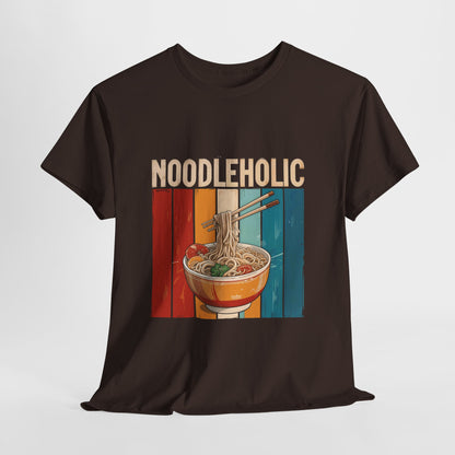 Noodleholic Shirt - Retro Ramen Bowl Tee